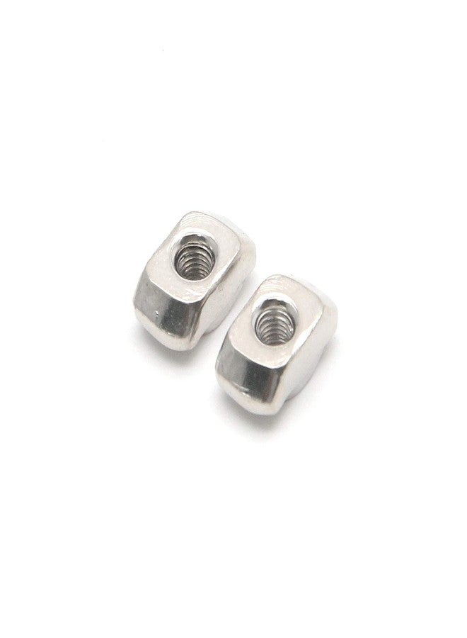 FarBoat Hardware Semi-Circle Sliding M3 T Slot Nut Fastener Kit European Standard 20 Series Carbon Steel Nickel-Plated Aluminum Profile Accessories, 100 Pcs - Image 2
